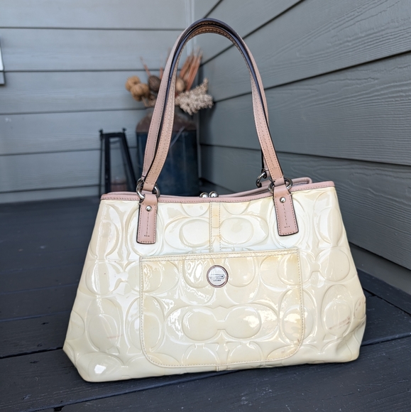 Coach Peyton Parent Embossed Purse - Picture 1 of 16